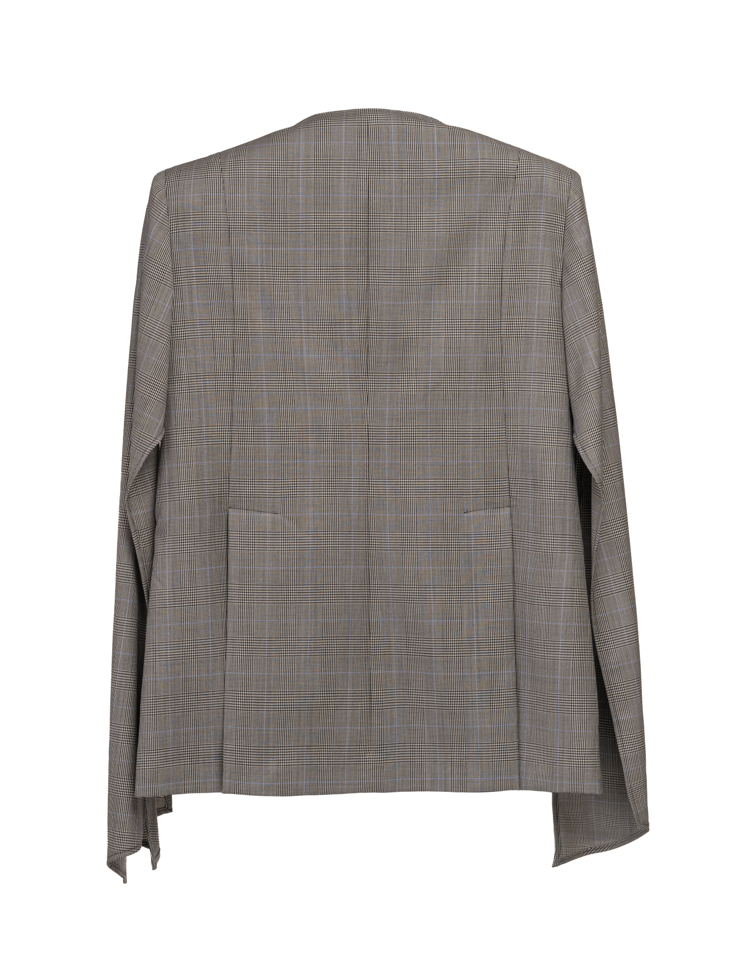 Gio Guarini Dove Prince Of Wales Love Lapel Blazer Made in Puglia