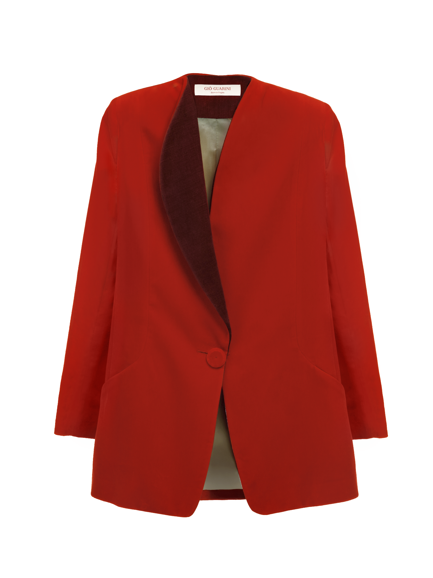 Gio Guarini Eternity Red Velvet Blazer